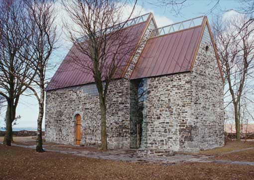 Sola ruinkirke sett fra sørøst