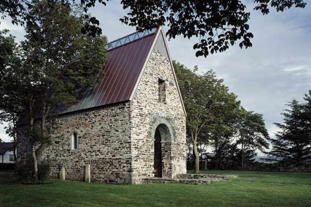 Sola ruinkirke sett fra nordvest